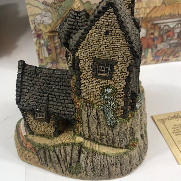 David Winter Cottages 1987 "The Cornish Harbour" Hand Made & Hand Painted - Picture 12 of 16